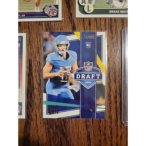 2024 Drake Maye Rookie Card Lot (7) Cards New England Patriots Football - Picture 7 of 10